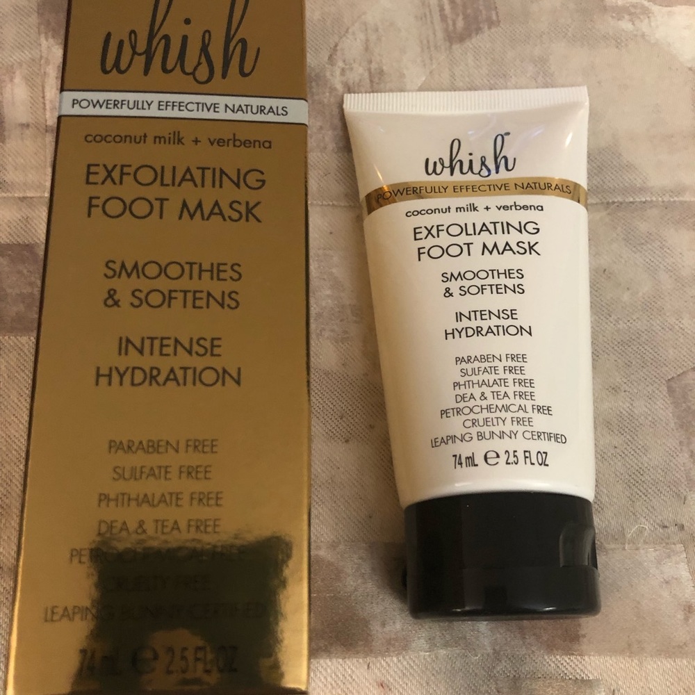 Whish Exfoliating Foot Mask Coconut + Verbena